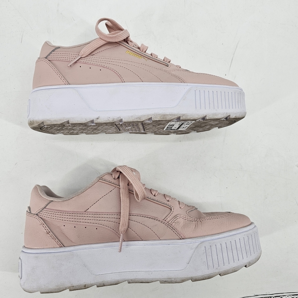 Puma Karmen Rebelle platform sneakers in the Rose Quartz Womens Size 10 - Picture 5 of 7